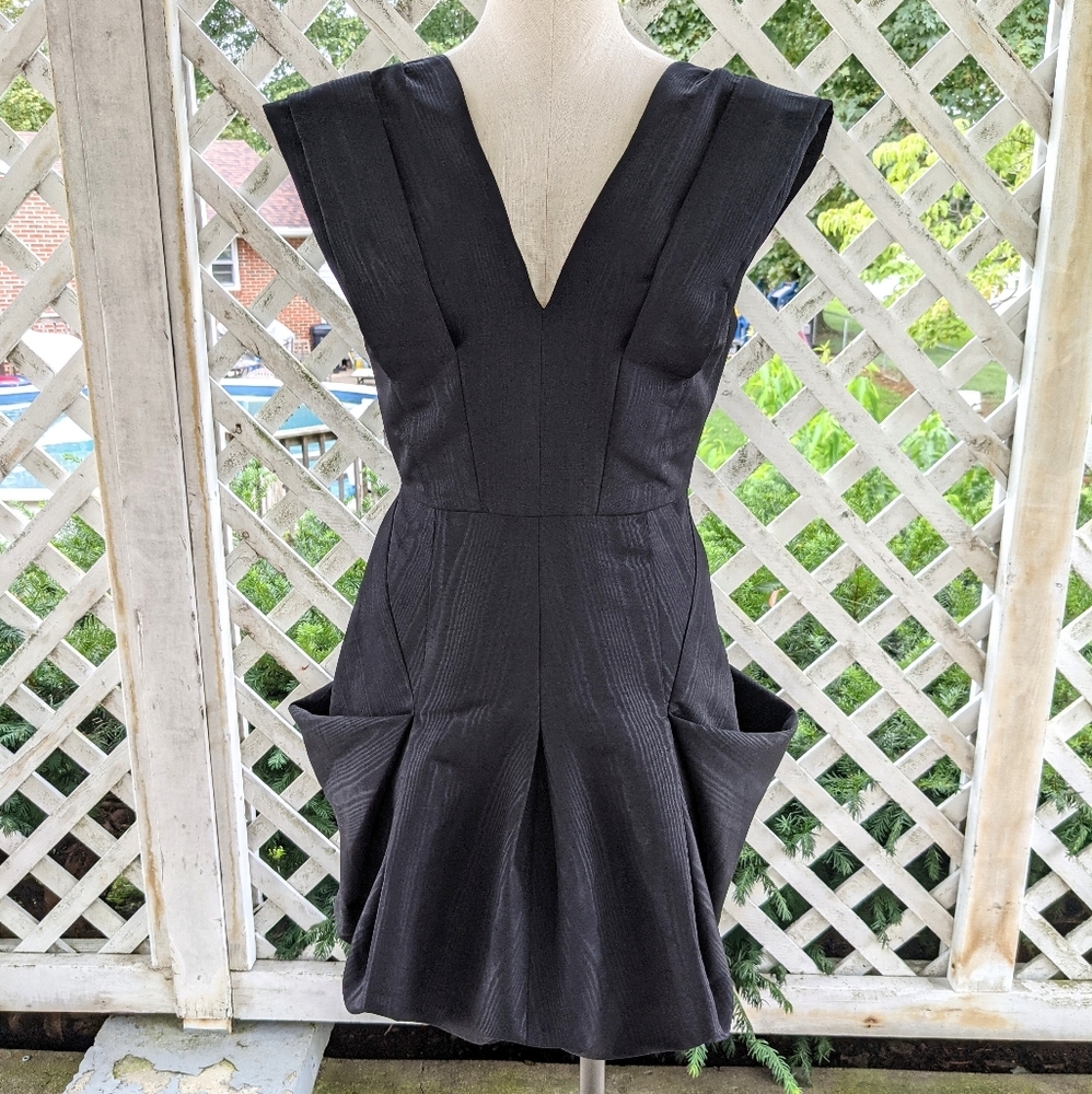 BCBG Amerie Black Cocktail Dress with Pockets